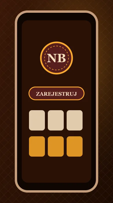 Smartfon z lobby NB Casino otwartym w przeglądarce
